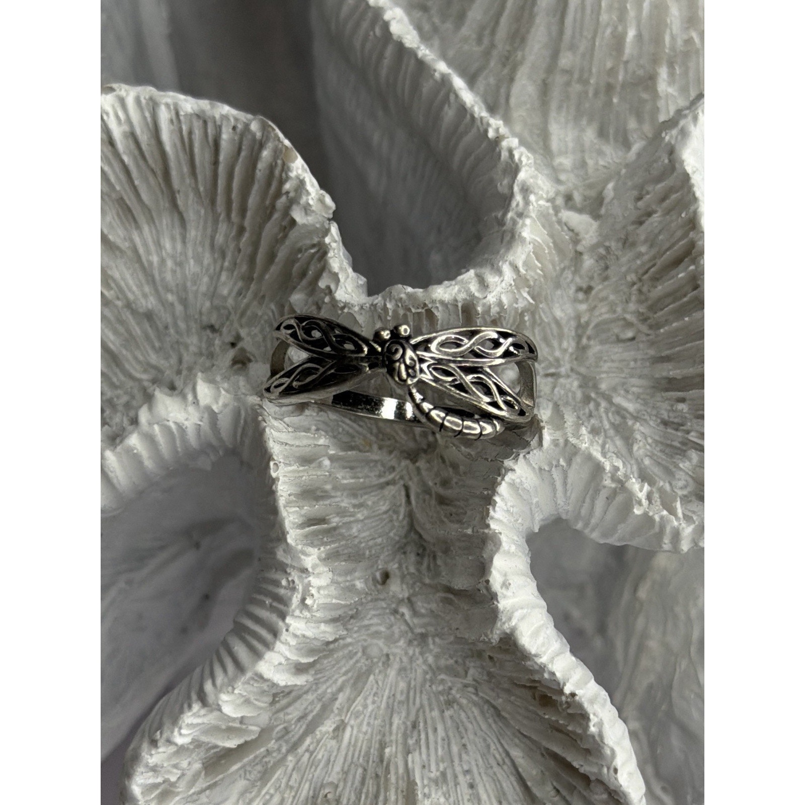 Dragonfly 925 Sterling Silver Ring Size 9 94$